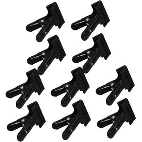 IMIKEYA 10pcs Heavy Duty Backdrop Spring Clamps Metal Clips for Photography Background Stands Easy One Handed Operation and Reliable Support for Indoor Outdoor Use