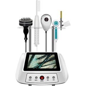 Skin Diagnosis Hair Analyzer, Skin Hair Analyze, 5 Gear Massage Comb, Hair Follicle Detector, Oil Moisture Tester for Hair Loss/Moisture/Flexibility/Oil Content(11in)