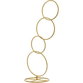 Wedding Arch Round Backdrop Stand Gold Metal Circle Wedding Arch for Ceremony Birthday Party