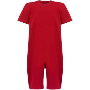 Kaycey Special Needs Adaptive Clothing For Children, Short Sleeve Short Leg Zip Back Jumpsuit