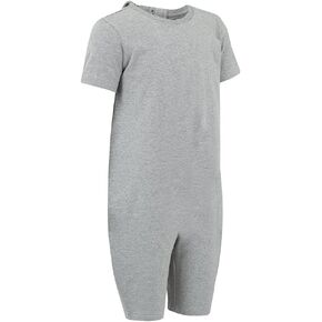 Kaycey Short Sleeve Short Leg Jumpsuit, Zipback, Adaptive Clothing for People with Special Needs, Cotton in Kuwait
