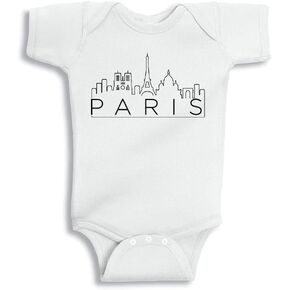 Skyline Paris France Baby Infant Bodysuit