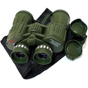 60X50 Military Army Color Binoculars Green w/Pouch #1208