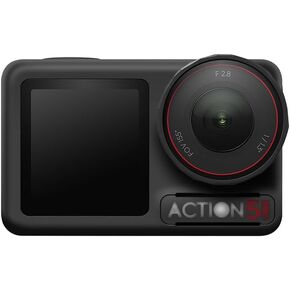 JJC Camera Skin for DJI Osmo Action 5 Pro Pro Skin Sticker مجموعة ألياف الكربون الشارات السوداء الكاميرا