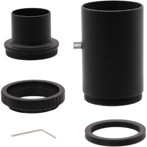 Telescope Adapter Set for Canon EOS,1.25" Eyepiece to T-Mount Adapter+Telescope Extension Tube+T2-Mount to EF-Mount Adapter
