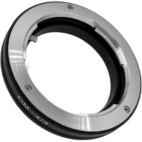 Aluminum Alloy OM to 4/3 Adapter Rings for OM Mount Lens and DSLR Cameras Manual Focusing