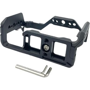 Camera Cage with SelfLocking Technology and Antislip Silicone Handle for ZV-E10 II