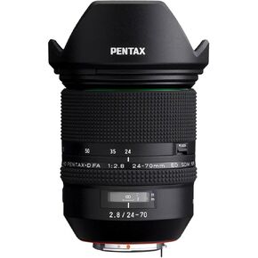 Pentax HD D-FA 24-70mm f/2.8 ED SDM WR Lens, Bundle with Hoya 82mm UV and CPL Filters