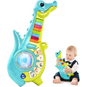 Marstone Toddler Toys for Boy Boy Beyicay Gift: Baby Musical Toys من 12 إلى 18 شهرًا ، غيتار البيانو التعليمي للأطفال الصغار 1-2 مع الحيوانات والأصوات ، أول هدية أول لعيد الميلاد ، عيد الميلاد ، عيد الميلاد