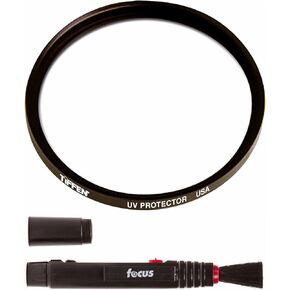 Tiffen 82mm UV Protector Lens Filter Bundle with Lens Cleaning Pen (2 Items)