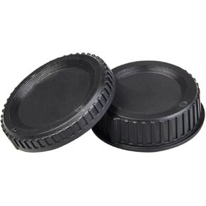 Rear Lens Cap Cover and Camera Body Cap for Nikon D610/D700/D750/D780/D800/D850/D3200/D3400/D3500/D5600/D7100/D7200/D7500