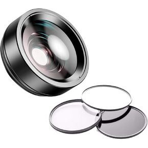 0.4X High Definition Super Wide Angle Lens w/Macro Compatible with Canon PowerShot SX530 HS (Includes Necessary Lens/Filter Adapters) + 58mm 3 Piece Filter Kit