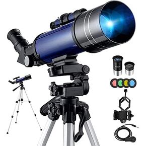 Astronomical Telescop Convenientope 70/400 Telescop Convenientope Beginner Amateur Astronomer Telescop Convenientope with Smartphone Adapter Tripod Telescop Con