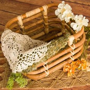 Baby Photo Props Baby Props Vintage Woven Rattan Basket Newborn Photography Props Basket Baby Photography Basket 34×28×20cm