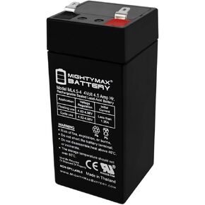 Mighty Max Battery 4 Volt 4.5 Ah SLA Battery for Tractor Supply 2 Mile Fence Charger