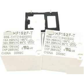 HF152F-T 006-1HT 6VDC 20A/16A RELAY 1PCS