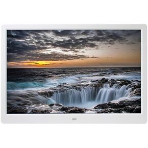 15-Inch Digital Photo Frame HD 1280x800, Video & Photo Playback, Clock Calendar, SD/U Disk Support, Remote Control