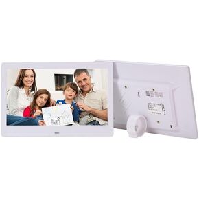 10-Inch Digital Photo Frame, HD Display, USB/SD Support, Auto Slideshow, Clock, Calendar, Video/Audio Player