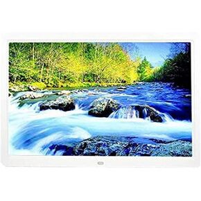 15-Inch Digital Photo Frame with 1280x800 HD LED Display, Auto-Rotate, Video/Music Playback, Time Switch, Remote Control