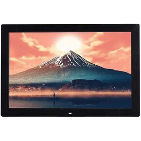 17-Inch Digital Photo Frame, Full HD 1080P Wall-Mounted Display with HDMI, USB, SD Support, Music & Video Playback