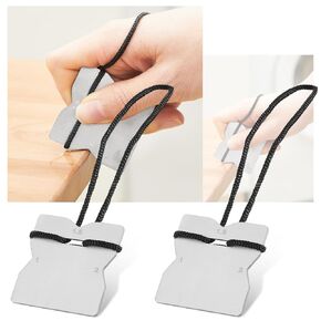 Lasnten 2 PCS حافة النطاقات كاشطات كربيد متوافقة مع مكشطة حافة الفرقة لكسر الحواف ، منحنى ناعم ، تنظيف حواف البلاستي