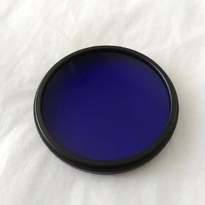 67mm UV IR Pass Camera Filter with Ring ZB2 BG3 380nm Dual Bandpass Violet Blue Glass