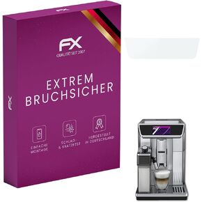 Plastic Glass Protective Film compatible with DeLonghi PrimaDonna Elite Experience ECAM650.85.MS Glass Protector, 9H Hybrid-Glass FX Screen Protector