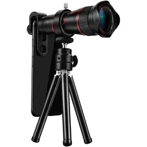 Portable Binoculars High Power Monocular Telescope, High Power HD Monocular with Smartphone Holder Tripod IPX7 Waterproof Monocular Waterproof Clear Prism Lens Scope