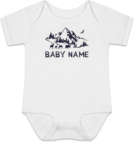 Flochil Custom Baby Onesie ، Onesie الشخصي للمولود الجديد ، والأطفال ، وأفضل هدية للبنين ، وحيدة الولادة in Kuwait