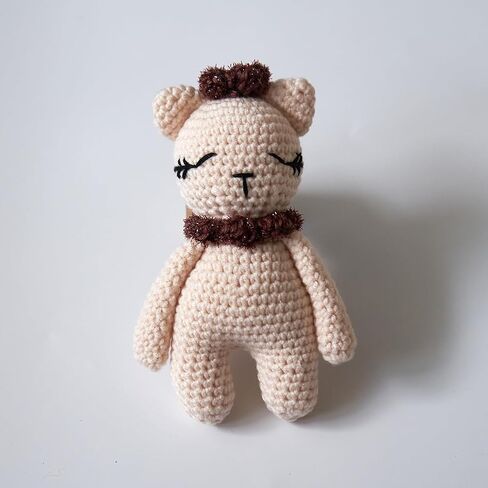 Zeroest Newborn Photography Outfits Boy Girl Bear Props Baby Photoshoot Crochet Bonnet Stuffed Animals for Newborn Photo in Saudi Arabia