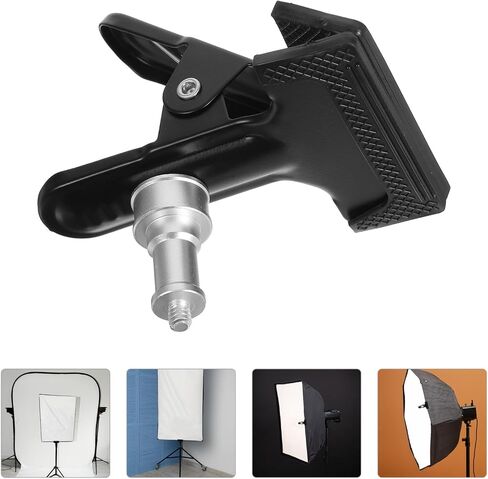 Amosfun Backdrop Backdrop Spring Clamps مقاطع التصوير الفوتوغرافي لإعداد سريع واستوديو مرفقات آمن وإطلاق النار في الهواء الطلق دعم متعدد الاستخدامات للتصوير الفوتوغرافي in Saudi Arabia