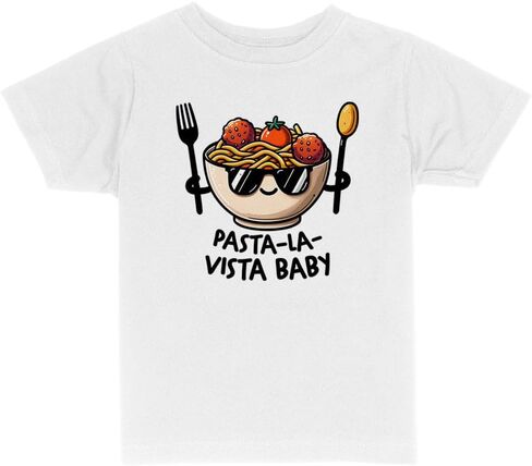 Pasta La Vista Baby Toddler Kids T-Shirt in Saudi Arabia