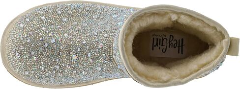 Corkys Footwear Hey Girl Homebody Rhinestone Platform Bootie with Cushioned Insoles, Plush Faux Fur Lining, Cozy Comfort and 1.75-Inch Platform Elegance in Saudi Arabia
