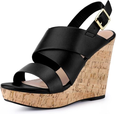 Perphy Open Toe Platform Wedge Sandals للنساء in Kuwait