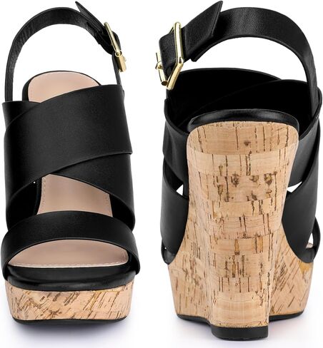 Perphy Open Toe Platform Wedge Sandals للنساء in Kuwait