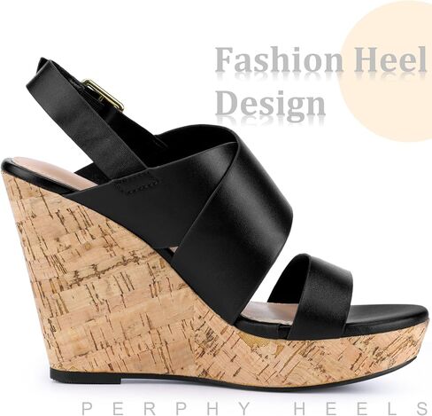 Perphy Open Toe Platform Wedge Sandals للنساء in Kuwait