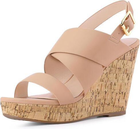 Perphy Open Toe Platform Wedge Sandals للنساء in Kuwait