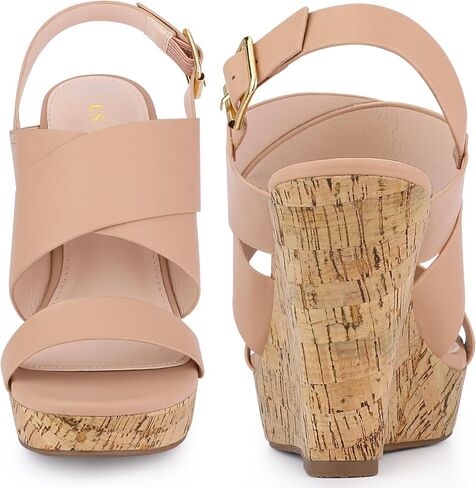 Perphy Open Toe Platform Wedge Sandals للنساء in Kuwait