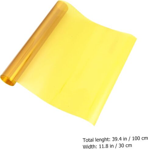 2pcs Yellow Lighting Gels for Camera Yellow Corrector Filter Film for Tint Light Filter in Saudi Arabia