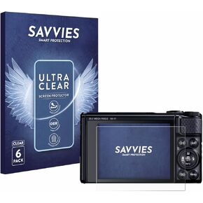 6 Pack Screen Protector Compatible with Canon PowerShot SX740 HS Lite Protection Film Clear