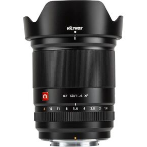 VILTROX 13mm f/1.4 X-Mount Lens Auto Focus Wide-Angle F1.4 Large Aperture APS-C Lens for fujifilm X-Mount Camera X-Pro2 X-Pro3 X-E3 X-E4 X-A10 X-A3 X-A5 X-A7 X-S10 X-T20 X-T3 X-T4 X-T1 X-E2S