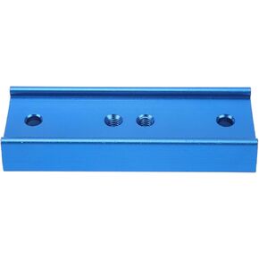 Sanpyl Telescope Dovetail Mounting Plate, 1/4 Inch Thread 108mm Equatorial Telescope Dovetail Plate (Blue)
