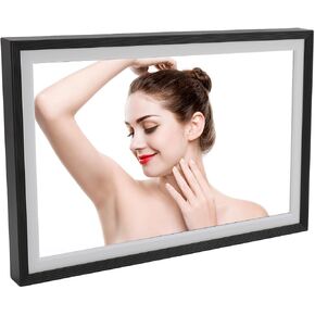 WiFi Electronic Picture Frame, Dynamic Slideshow 16GB ROM Auto Rotating Digital Photo Frame for Party (US Plug)