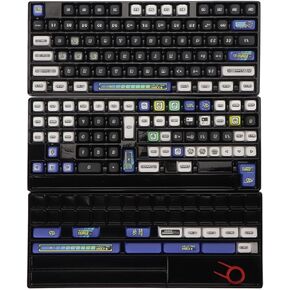 PBT Keycaps 154 Set XDA Height 5 Sided Heat Sublimation for 61 87 98 104 108 Keys Mechanical Keyboard Installation