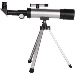 Refractor Practical Telescope with Tripod Finder Scope Portable Practical Telescope for Ki(Outdoor Dedicated)