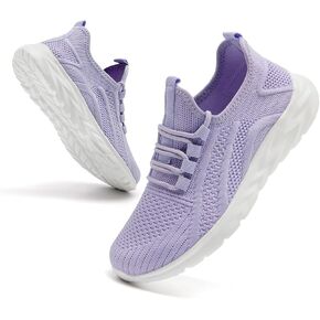 Running Shoes for Women Casual Slip on Tennis Walking Shoes Lightweight Breathable Fashion Hiking Mesh Gym Sport Workout Outdoor Sneakers