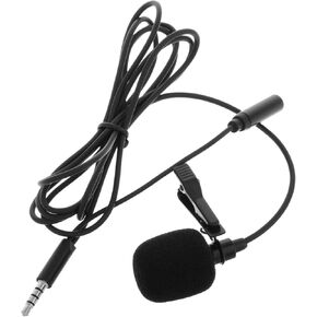 Mini Lapel Mic for Cell Phone Camera Recording Mic Noise Reduction Portable for Live Streaming