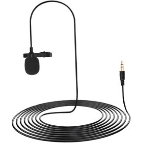 Angoily Lightweight Lavalier Mic Directly Connect to 2 Gimbal Handle Easy Collar Clip