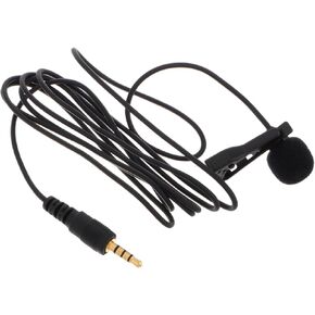 Milisten Clip-on Mobile Phone Recording Microphone Ideal for Podcasts Vlogging Interviews Long 1.5m Cable Sound