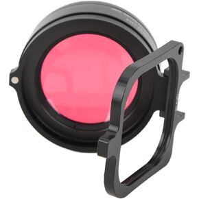 16x HD Macro Lens and Red Purple Diving Filter Set for Hero 9 with 58mm Adapter Ring and Lens Cap